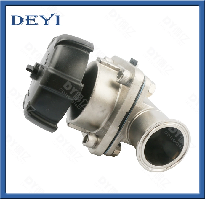 Deyi Sanitary Stainless Steel Diaphragm Valves and Pipe Fittings Good Price