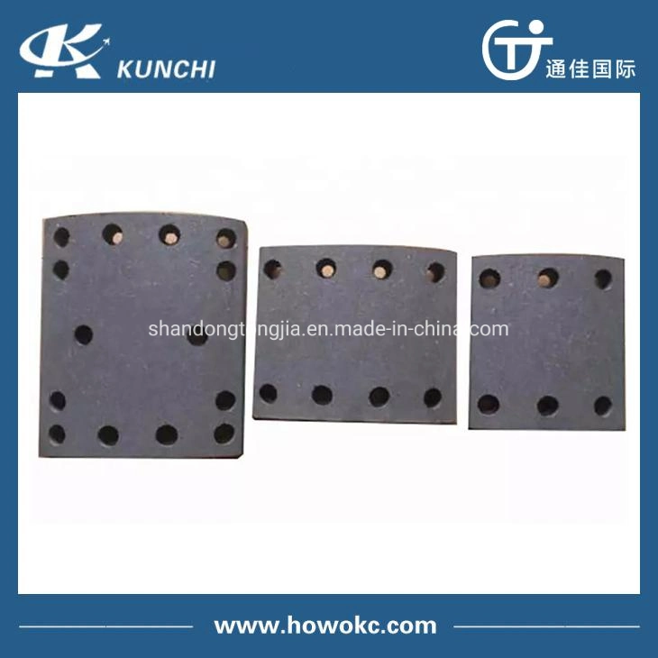 Truck Parts for Sinotruk Wg9231342068 Brake Lining for HOWO, Shacman, FAW, Dongfeng Truck