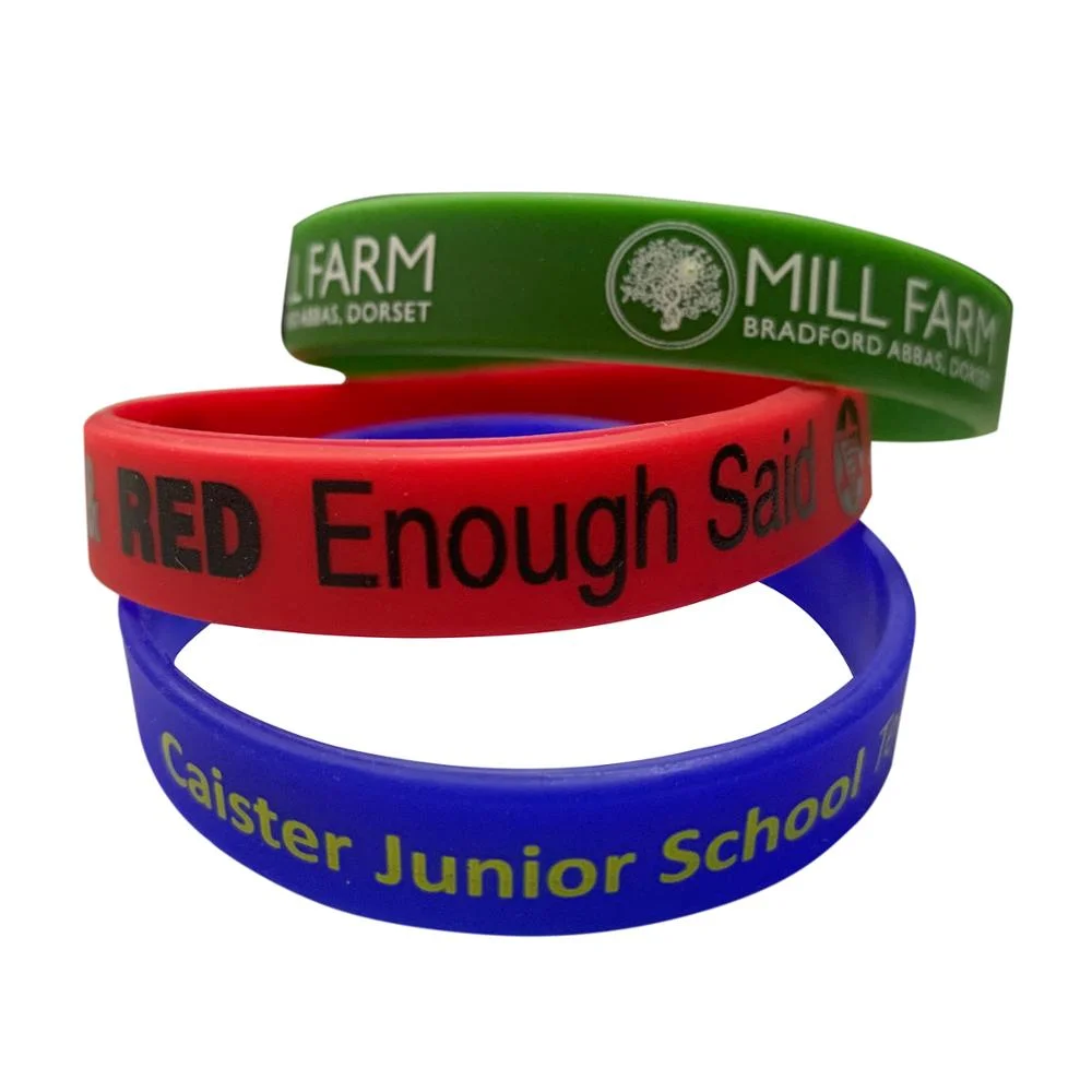 Wholesale/Supplier Factory Price Printed Custom Personalised Silicone Wristbands