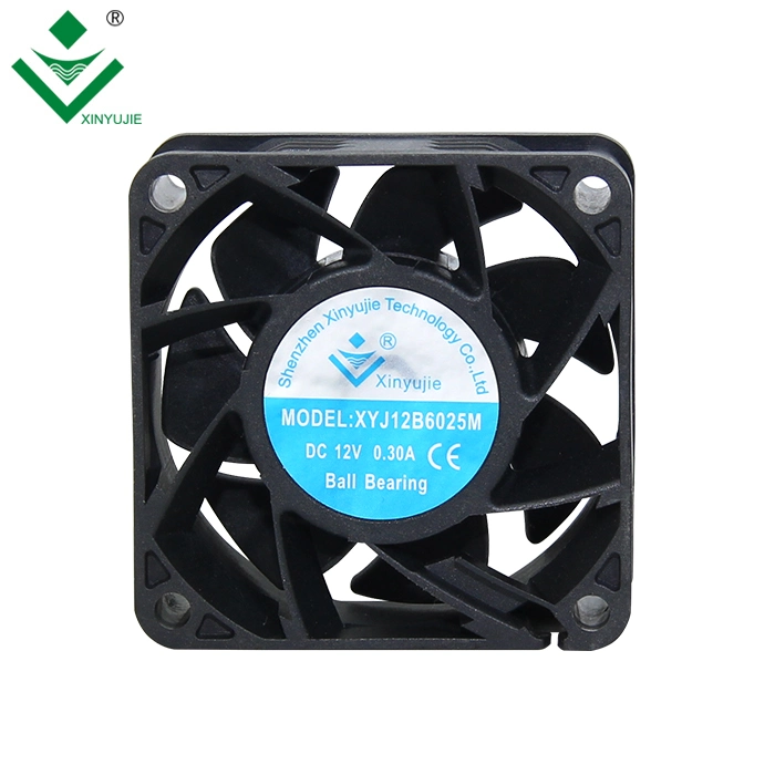 6025 PWM & Tach 60mm DC Axial Fan Flow 60X60X25mm 12 Volt DC Fan Speed Control Low Noise