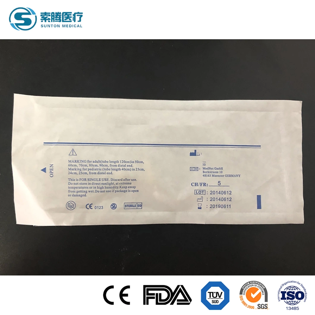 Sunton Purple Colour Code Medical Feeding Tubes OEM Customized Silicone Gastrostomy Feeding Tube Supplier Quality China Childhood Extension Feeding Tube