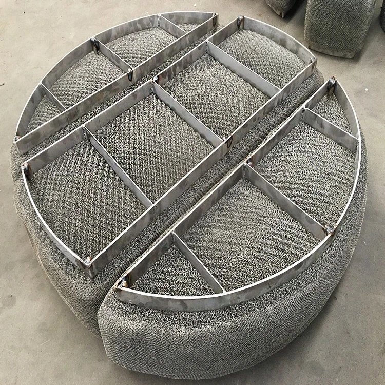 Petrochemical Industry Wave Type Wire Mesh Demister Pad /Mist Eliminator/Gas Liquid Filter