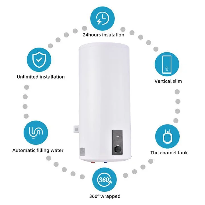 El uso comercial del termostato automático del depósito de esmalte de ahorro de energía eléctrica en caliente de calentadores de agua