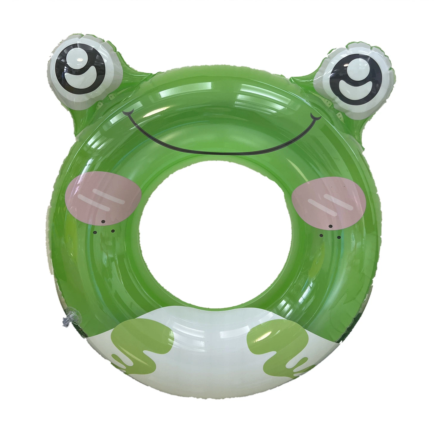 Kundenspezifischer Frosch Tiere Kundenspezifische Kinder Baby PVC Aufblasbares Schwimmen Sommerspiel Spielzeug Pool Schwimmt Strand Wasserschlauch Schwimmring