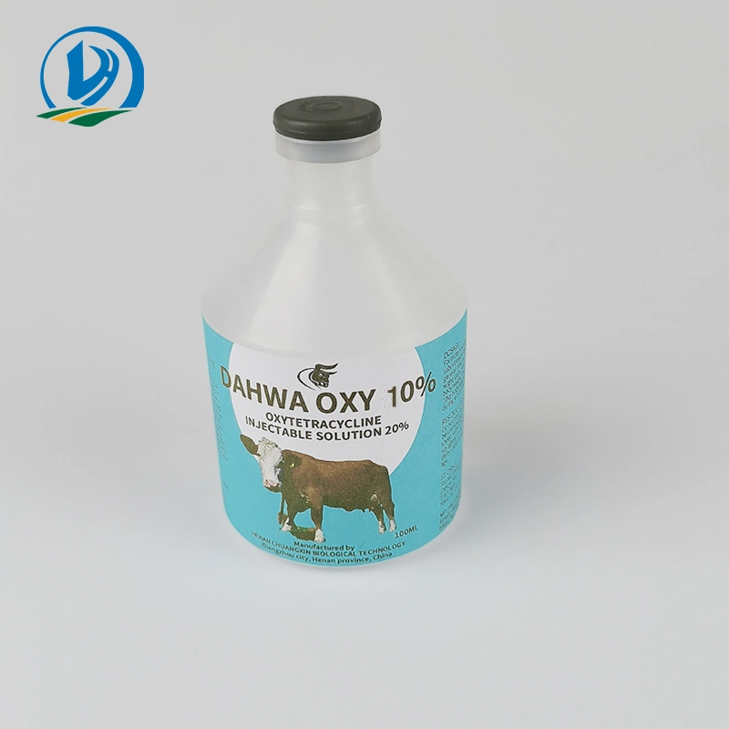 Veterinary Injection GMP 10% Oxytetracycline Injection 100 Ml/ 50 Ml for Animal Use