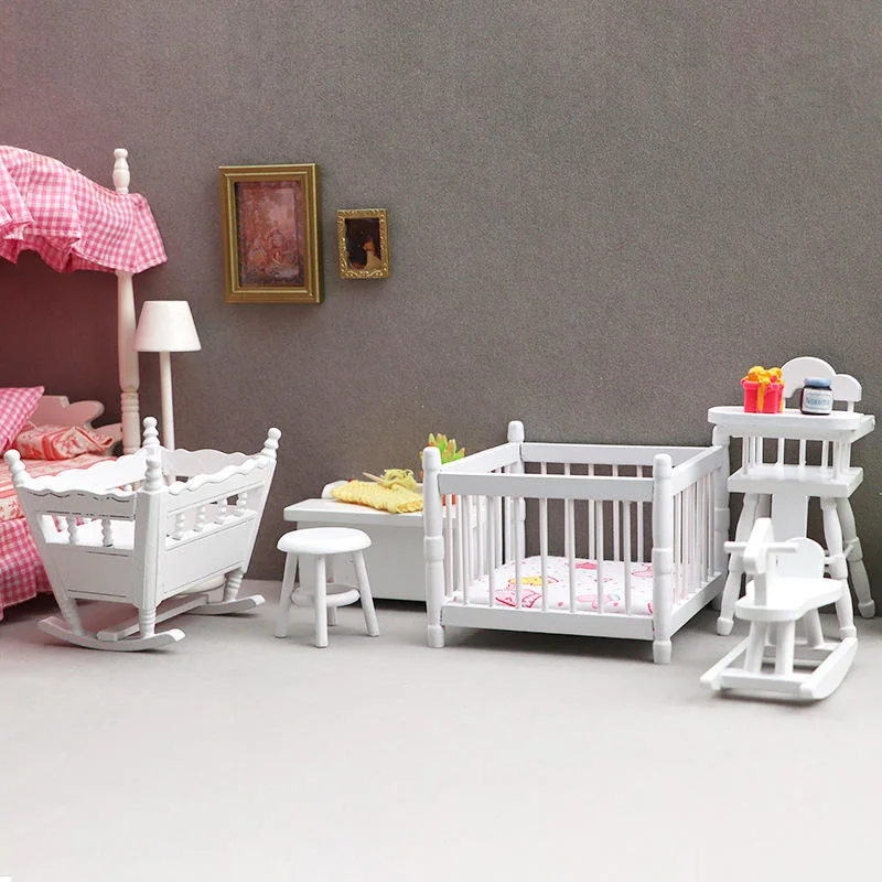 1: 12 Dollhouse Miniature Living Room Baby Furniture for Dollhouse Accessories