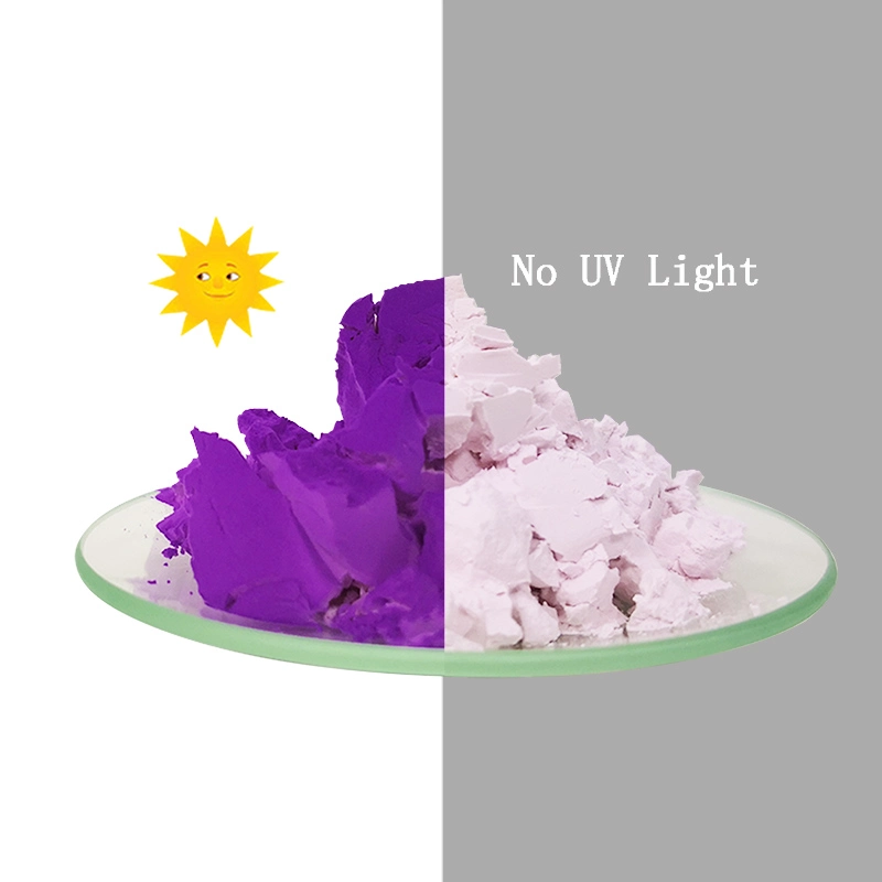 Photochromic Paint Pigment Under Sunlight UV Light Color Change for Plastic