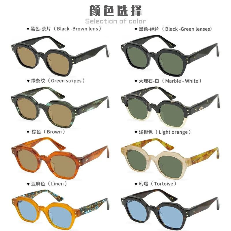 Acetate Sunglasses Men Sport Sun Glasses for Woman Luxury Custom Logo