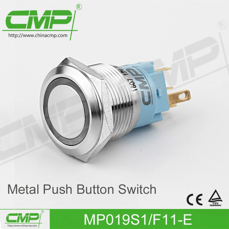 CMP Anti-Vandal Push Button (19mm, CE, TUV)