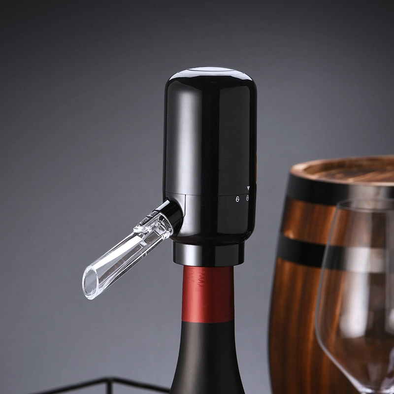 Automatic Digital Magic Wine Bottle Pourer Air Decanter Set with Pour Pump Electric Wine Aerator Dispenser