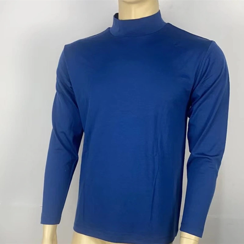 Men's Sweater Winter Solid Color Business Casual Slim Round Neck Knitting