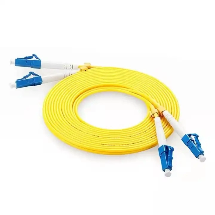 Patch Cord Om3 LC mm 50/125 Duplex 3.0mm 2.0mm Aqua Color Fiber Cable 2core Om3 Optic Fiber Patch Cord