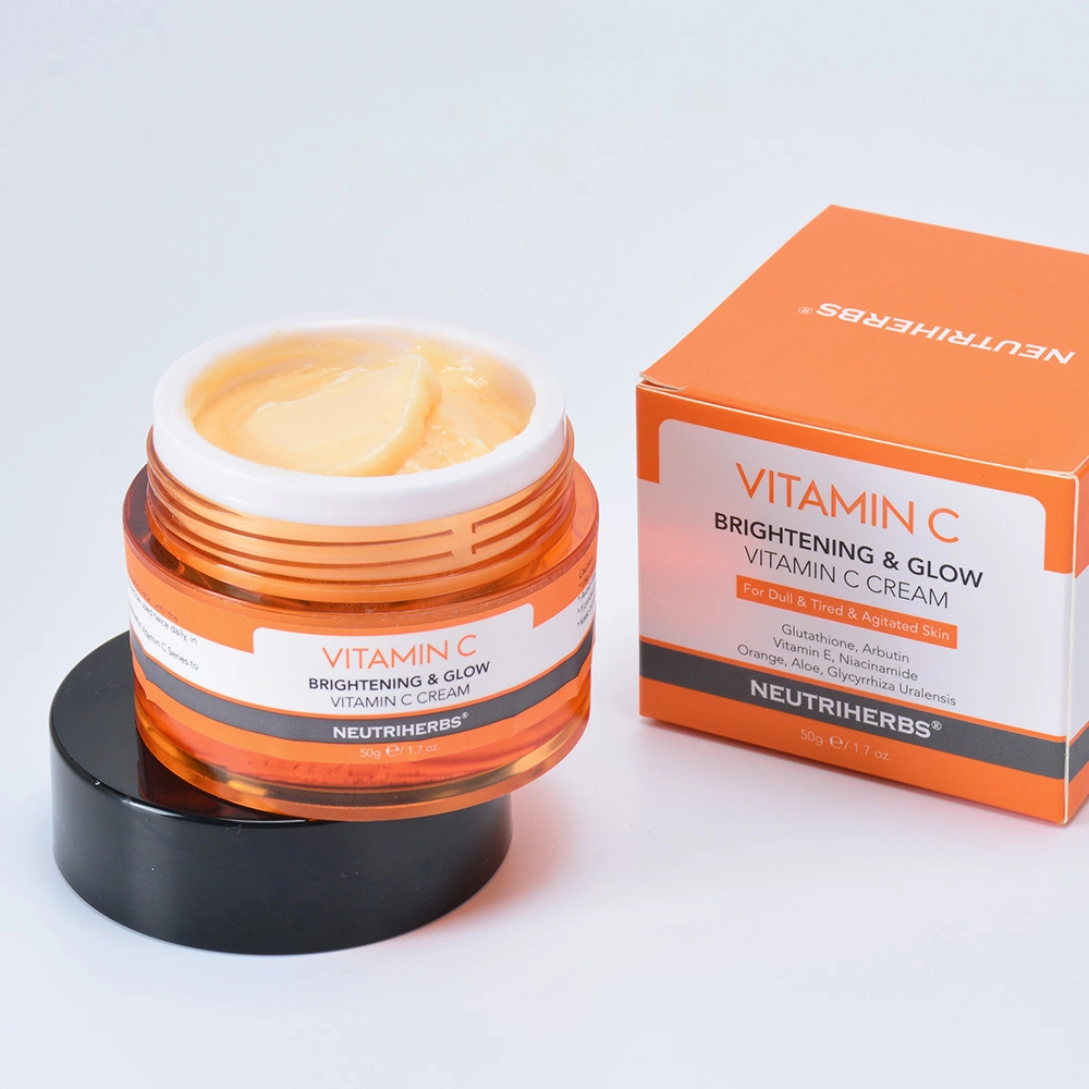 Faible prix blanchissant la peau tache sombre alléger le collagène Crème visage de la vitamine C