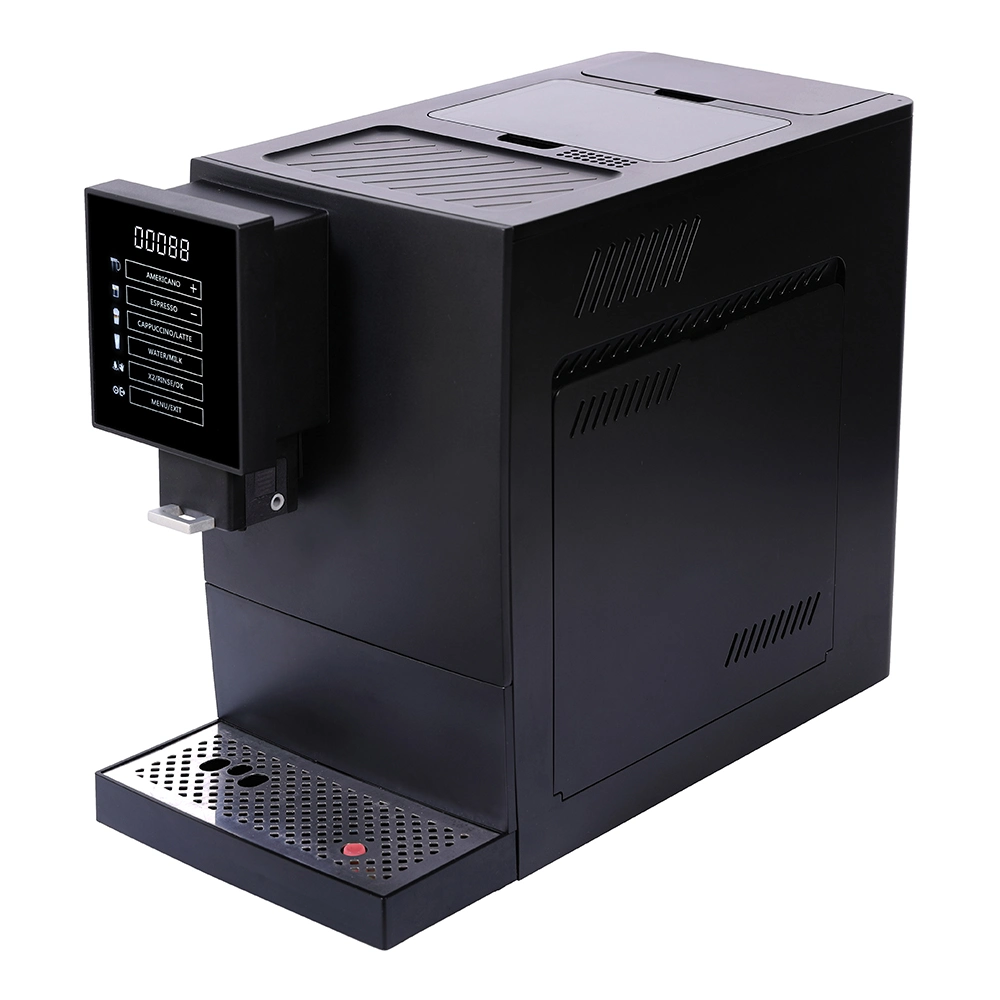 آلة تحضير القهوة الأوتوماتيكية الذكية التي تعمل بلمسة واحدة من حبوب القهوة إلى كوب مع تصميم أنيق