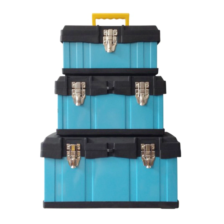 13/16/19 Inches Hot Sale Plastic Tool Box Fishing Gear Hardware Collection Portable Toolkit Multi-Functional Package Painting Storage Case