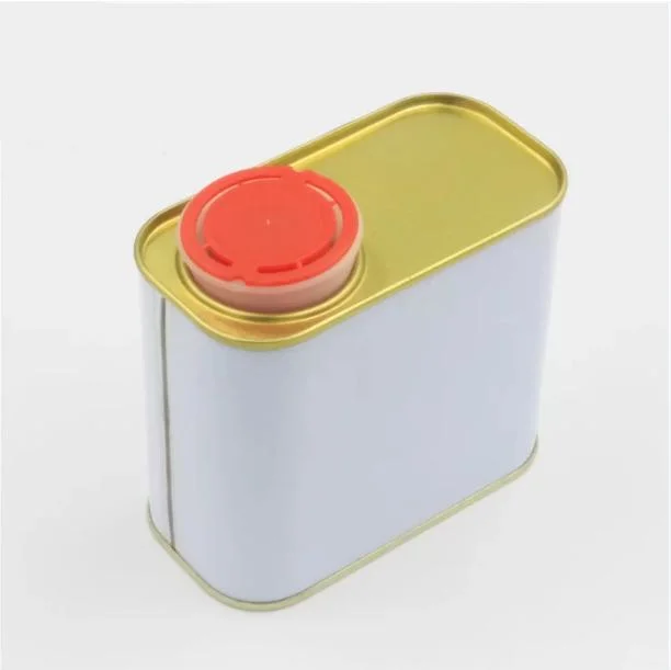 Cooking Oil Jerry Can Square Empty Metal Pail Packaging Tin Can with Lid