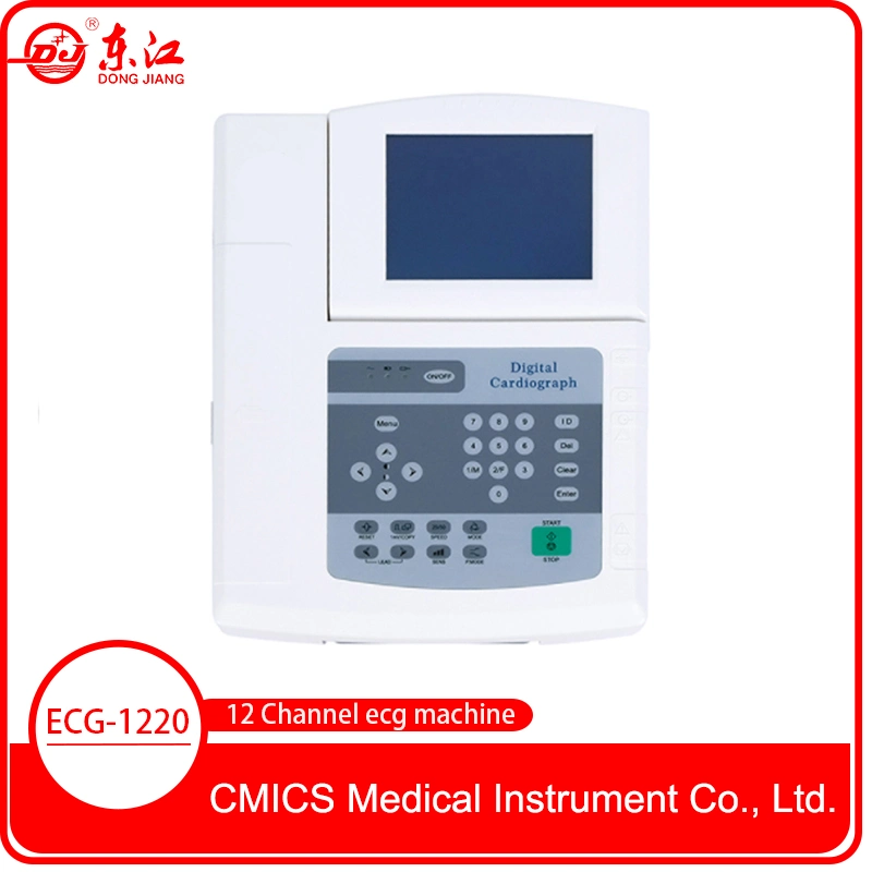 Best Sale Product 12-Lead ECG/EKG Machine ECG-1220 with Analysis