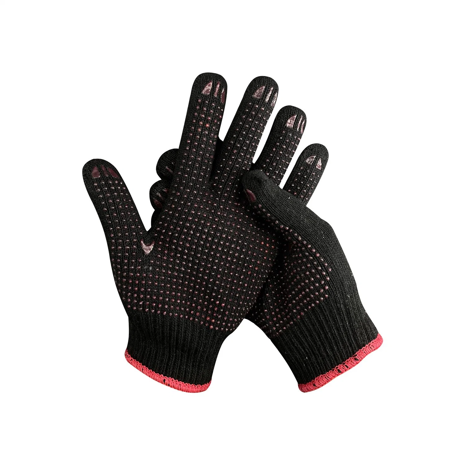 Premium Hand Protection Cotton Garden Glove PVC Dotted Industrial Work Gloves