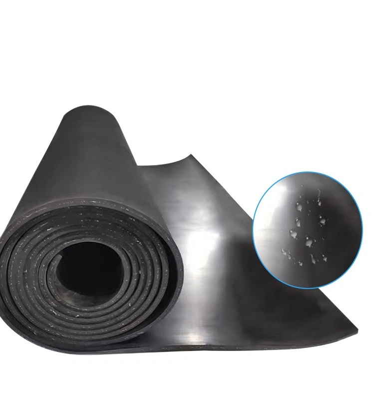 High Tensile Strength Insertion One Layers Cloth Fiber Reinforced Neoprene Rubber Sheet