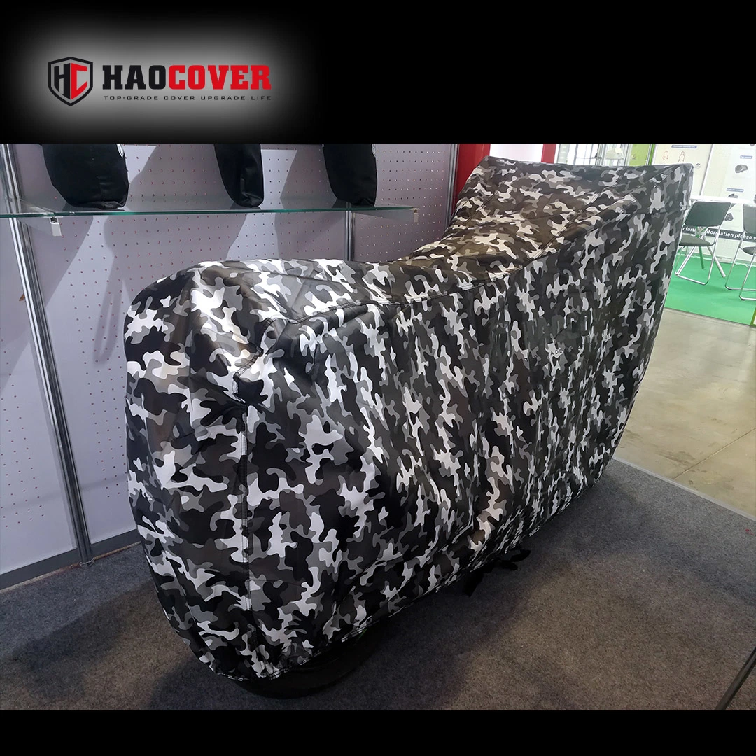 Full Camouflage Print Motorcycle Body Covers Soft Fleece Inner Bike Cover Waterproof