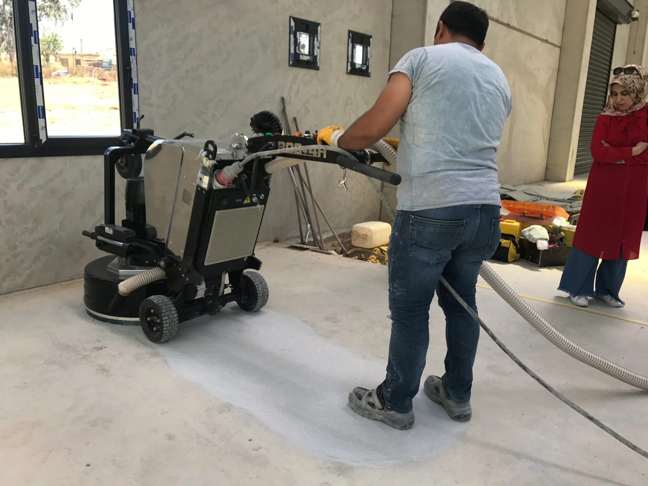 Super Planetary Automatic Self Walking Concrete Floor Ginding Polishing Machine