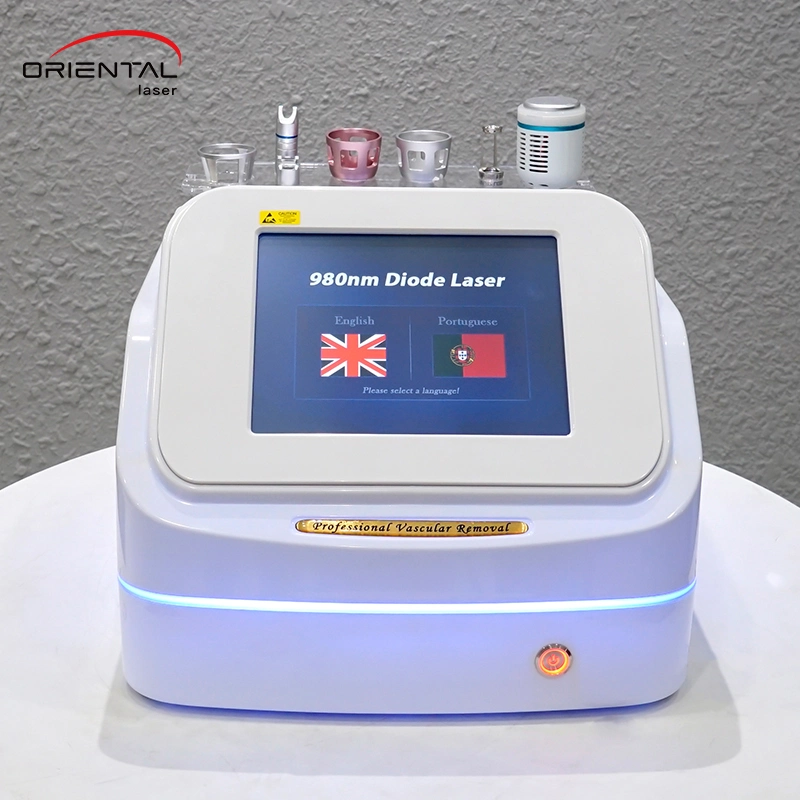 980nm Diode Laser Machine Vascular Removal Spider Veins Removal Blood Vessels Removal Beauty Equipment