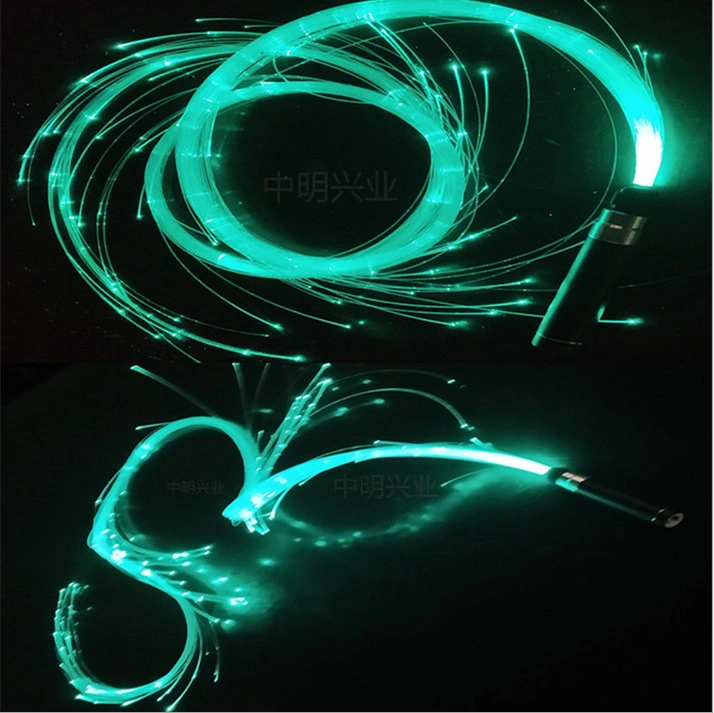 Handle Dance Fashion Fiber Optic Dance Whip Glowing Fibers LED Fiber Optic Whip