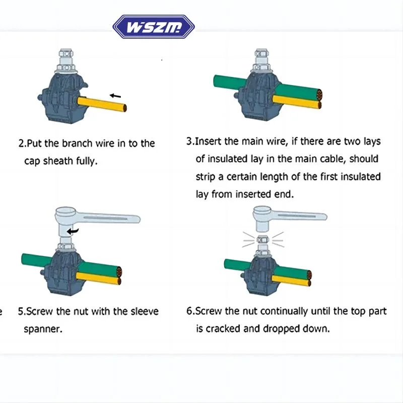 Jbc/B Type Insulation Piercing Connector / Puncture Clamp with Shear Head