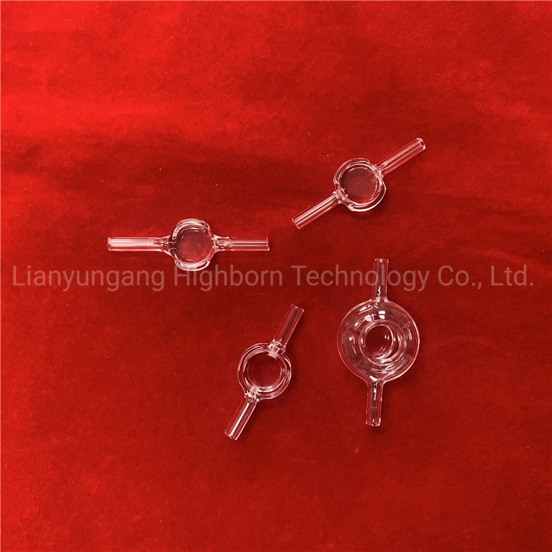 Customized Clear Special Shape High UV Transmission Quartz Glass Flow Cell Cytosense Series Instruments