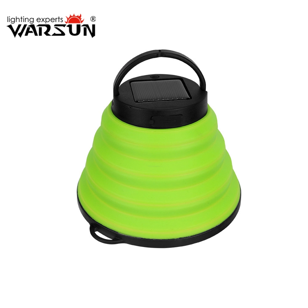 Warsun exterior portátil Multifuncional ligero Peso Camping Tent con Solar Función