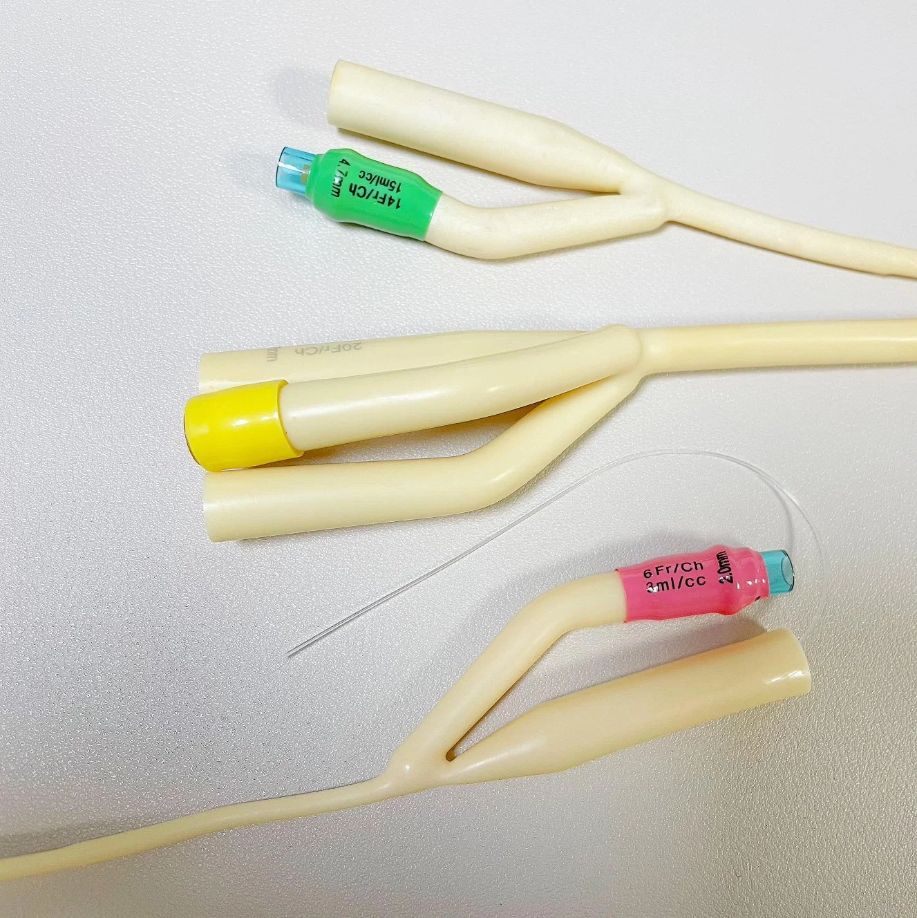 Wholesale Disposable 2way 3way Silicone Latex Foley Catheter Urethral Catheter Nelaton Catheter Medical Supplies
