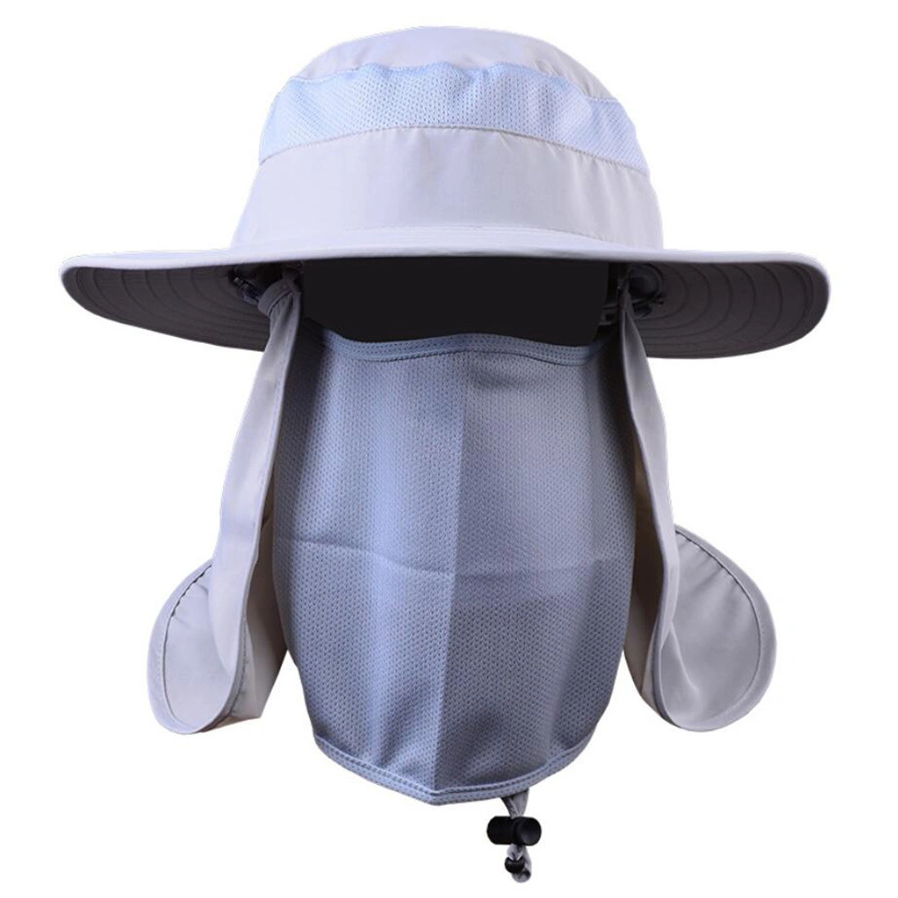 Outdoor Full Cover Hat Sun Protection Fishing Cap Wide Brim Ci13195