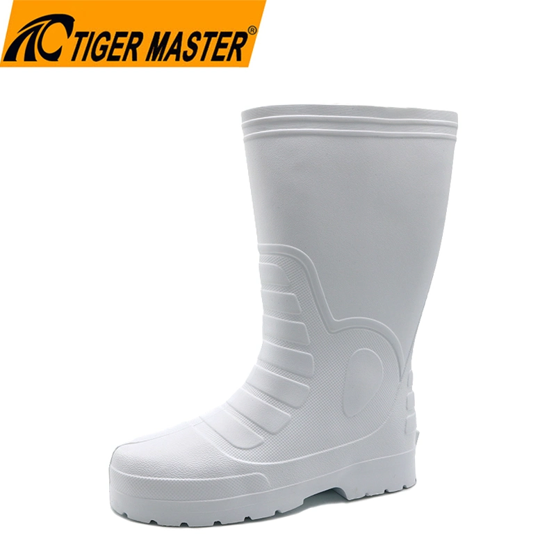 Anti Slip Waterproof Light Weight Non Safety White EVA Foam Boots