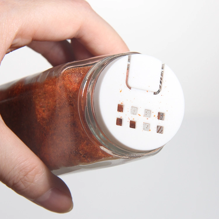 Design personalizado recipientes de armazenamento pequenos de 2 oz, frascos de vidro Spice Garrafa de vidro personalizada para cozinha