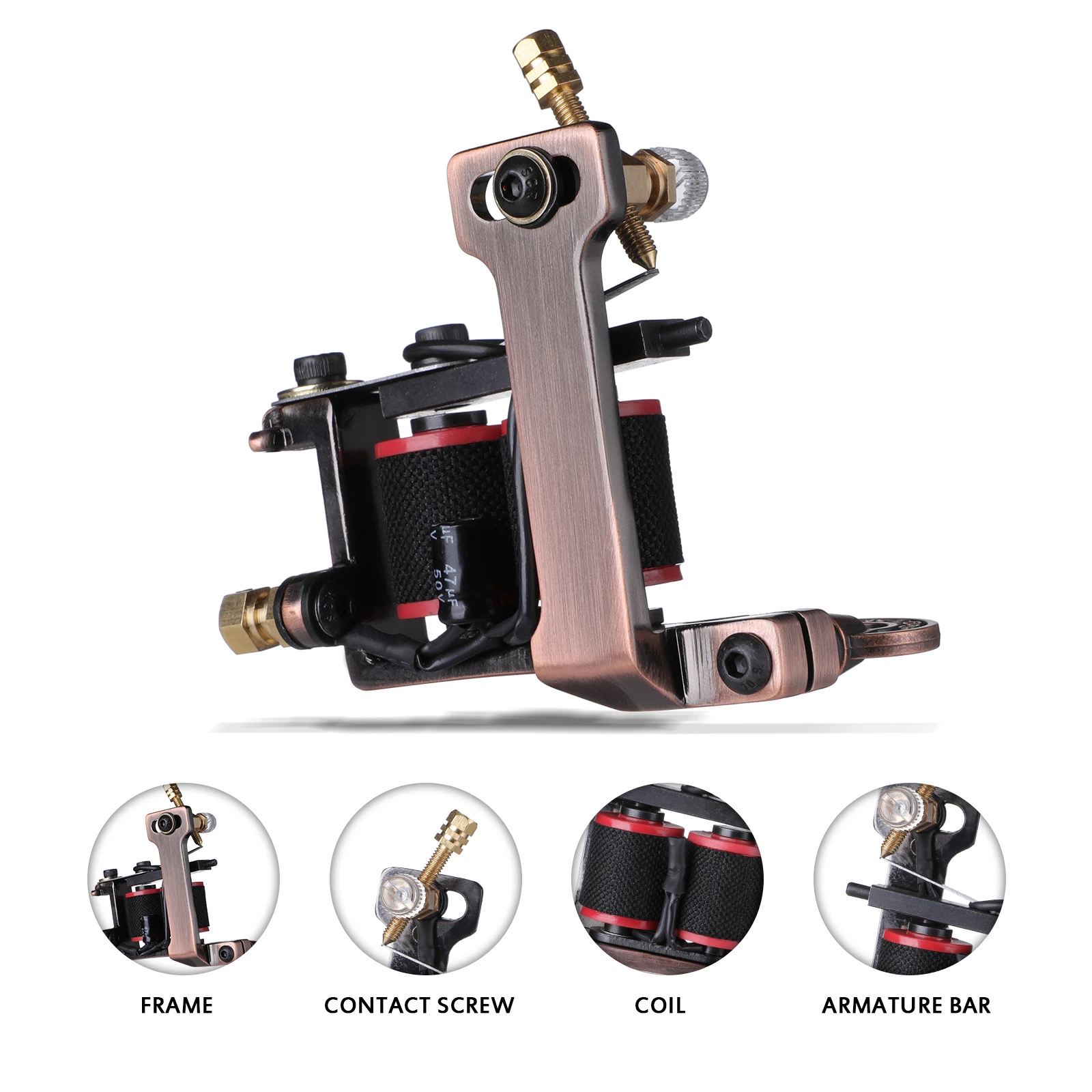 Hadiyah Tattoo Embroidery Tattoo Machine Pen Kits Four Machines Rechargeable Wireless Power Supply Complete Makeup Art Devices