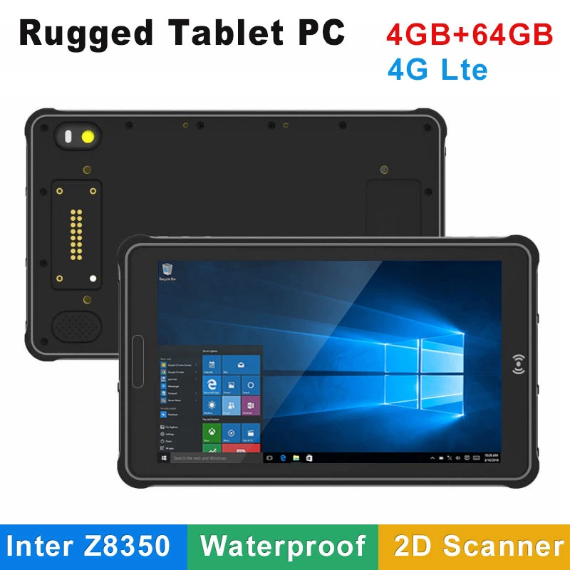 Windows Industrial Waterproof 4G Network Rugged Tablet PC for Warehouse Management