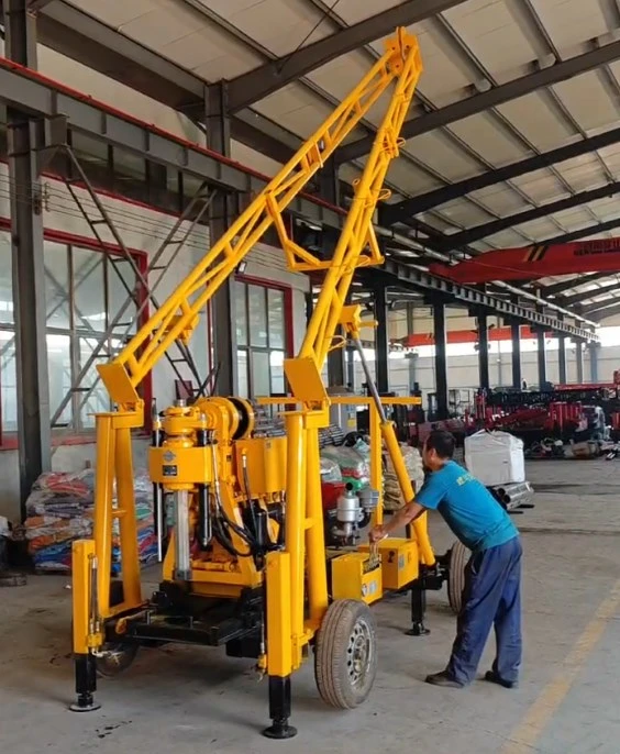 Spt Mobile Hydraulic Core Geotechnical Test Drill Machine Water Well Drilling Rig for Sale