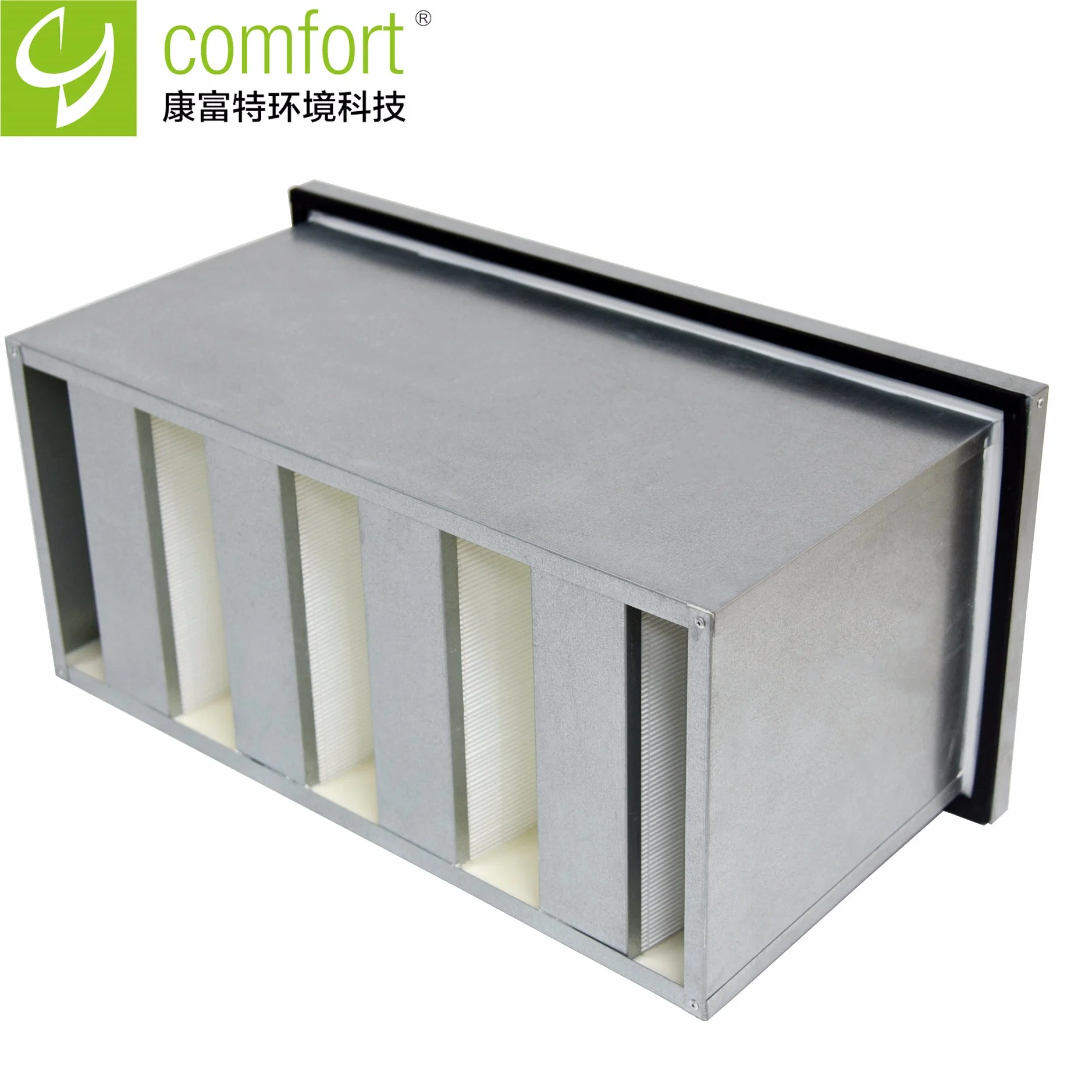 Box Type V-Bank HEPA Filter with High Efficiency (plastic frame)