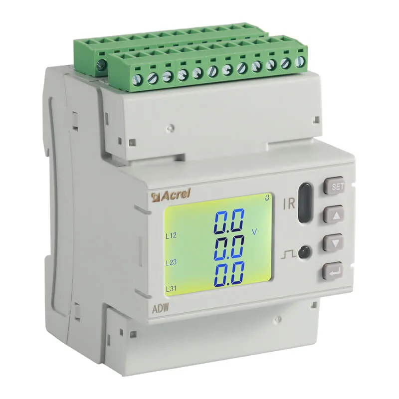 Four Channels Three Phase Energy Meter with Rj12 Interface Split Core Current Transformer