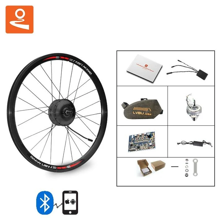 350W 500W 36V Brushless Direct Motor Electric Bike Conversion Kits Wheel Hub Motor