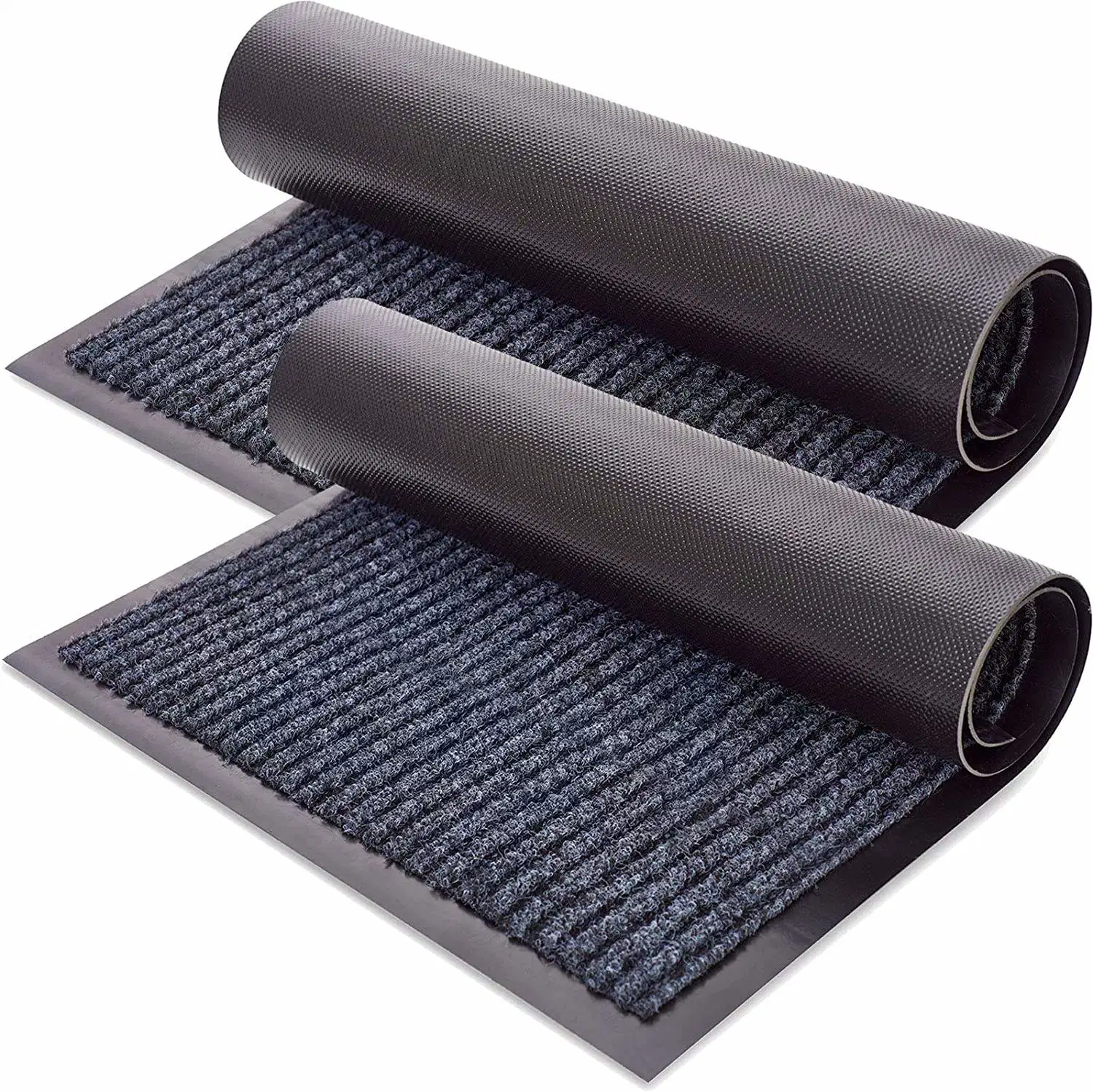 Yijia Hot Sale Double Ribbed Indoor Outdoor Mat with PVC Backing