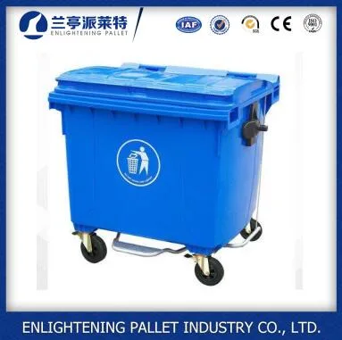 Eco-Friendly Plastic Large Wastebin 1100litre Dumpster