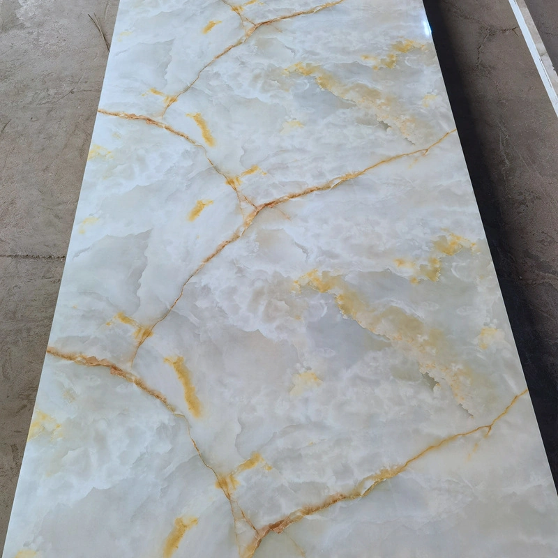 Chinese Manufacturer 1220X2440mm PVC Marble Sheet UV Coating Wall Panel Board