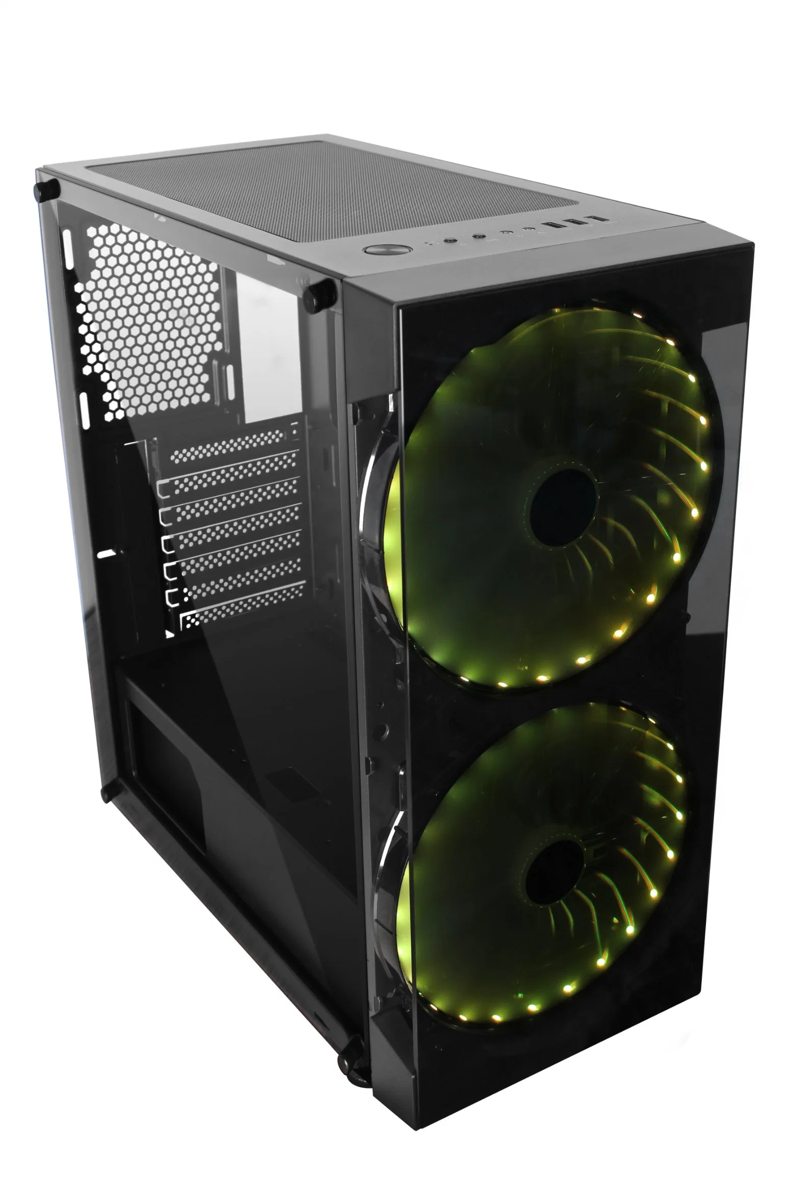 New Tide Design ATX Full Front Glass Tower Gaming Computer