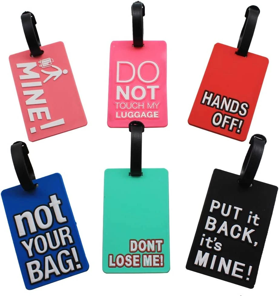 Custom Design for Travel Luggage Tag Silicone Luggage Tag