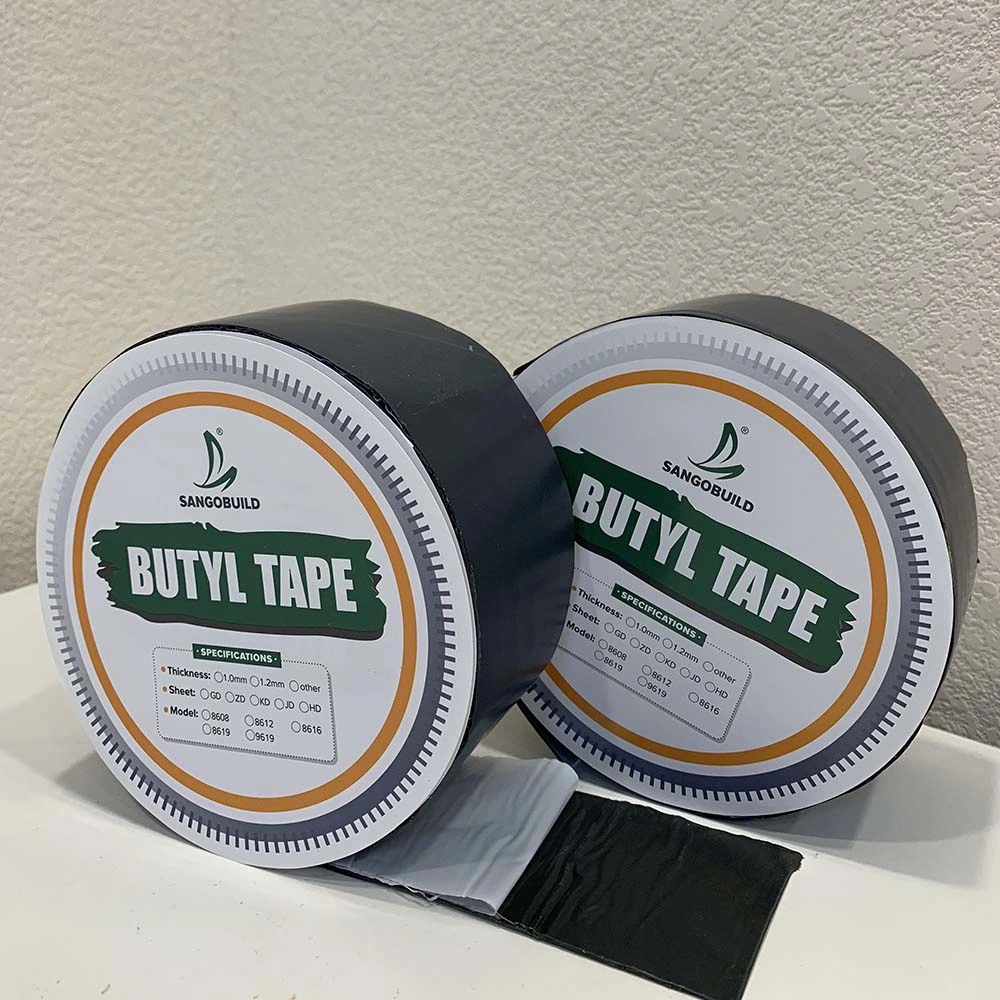 Villa Using 2019 New Aluminum Foil Butyl Rubber Tape Adhesive Sealing Best for RV Roof Marine Repair Traditional Construction Material Nonwoven Butyl Tape