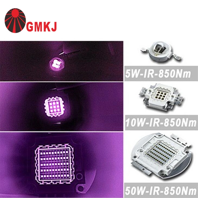 50W 100W 385nm de UV 395nm 400nm 405nm 410nm 420nm 430nm High Power LED COB Chip para impresoras de inyección de tinta UV