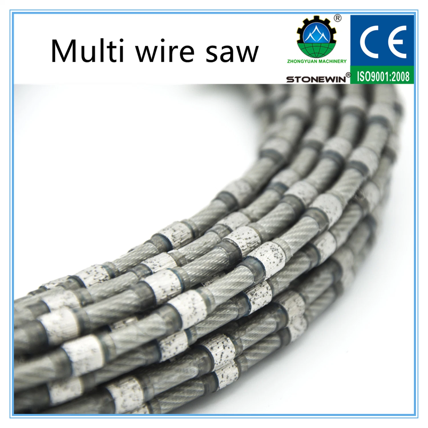 Diamond Multi-Wire vio para herramientas de corte de losa de granito duro
