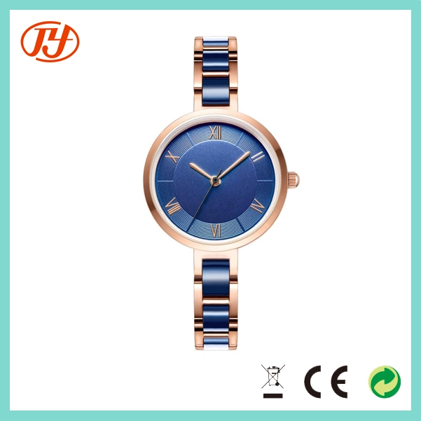 Casual Automatic Movement Genuine Leather Bracelect Band Ladies Watches