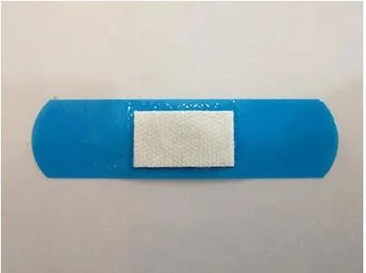 Gesso para feridas detectável de metal azul para Fabricação direta/reboco azul detectável